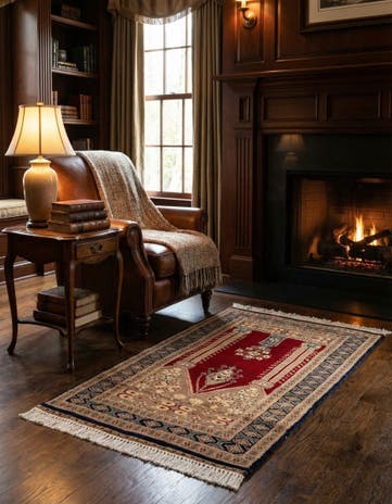 2' 8 x 4' 3 Hand Knotted Bokhara Oriental Wool Rug
