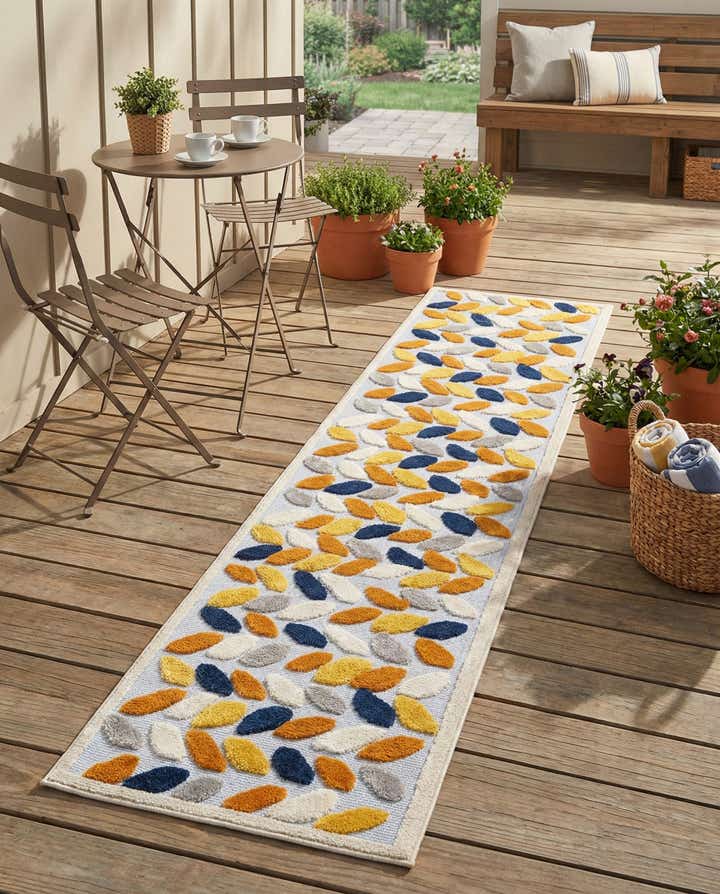 2' x 10' Easy-Clean Aruba Indoor / Outdoor Runner Rug