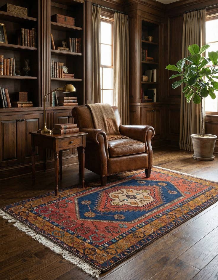 Detail image of 3' 7 x 6' 7 Yahyali Rug