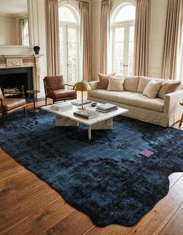9' 5 x 13' 6 Hand Knotted Ultra Vintage Persian Wool Rug