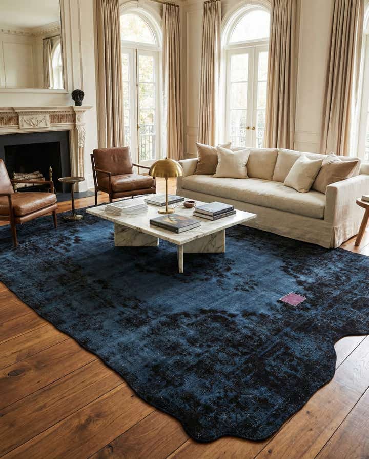 9' 5 x 13' 6 Hand Knotted Ultra Vintage Persian Wool Rug
