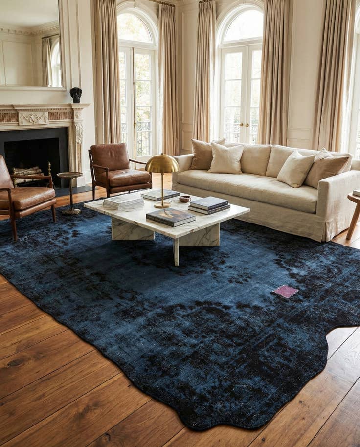 Detail image of 9' 5 x 13' 6 Hand Knotted Ultra Vintage Persian Wool Rug