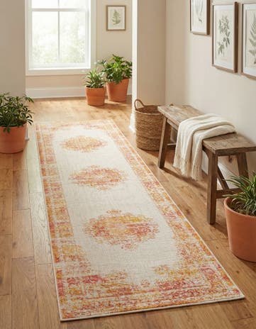 Ivory Lucerne Runner Rug
