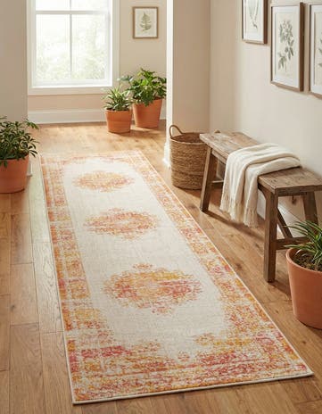 Ivory Lucerne Runner Rug