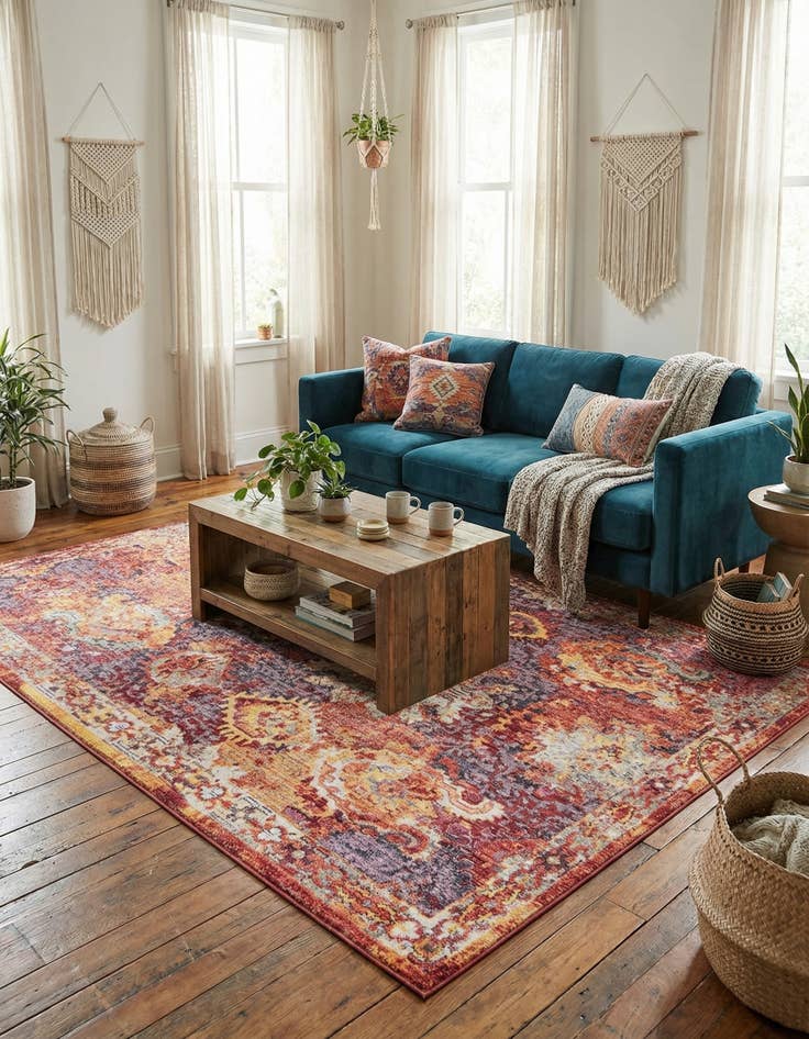 Detail image of  6' x 9' Andromeda Rug