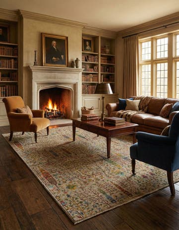 8' 2 x 11' 1 Ziegler Wool Rug