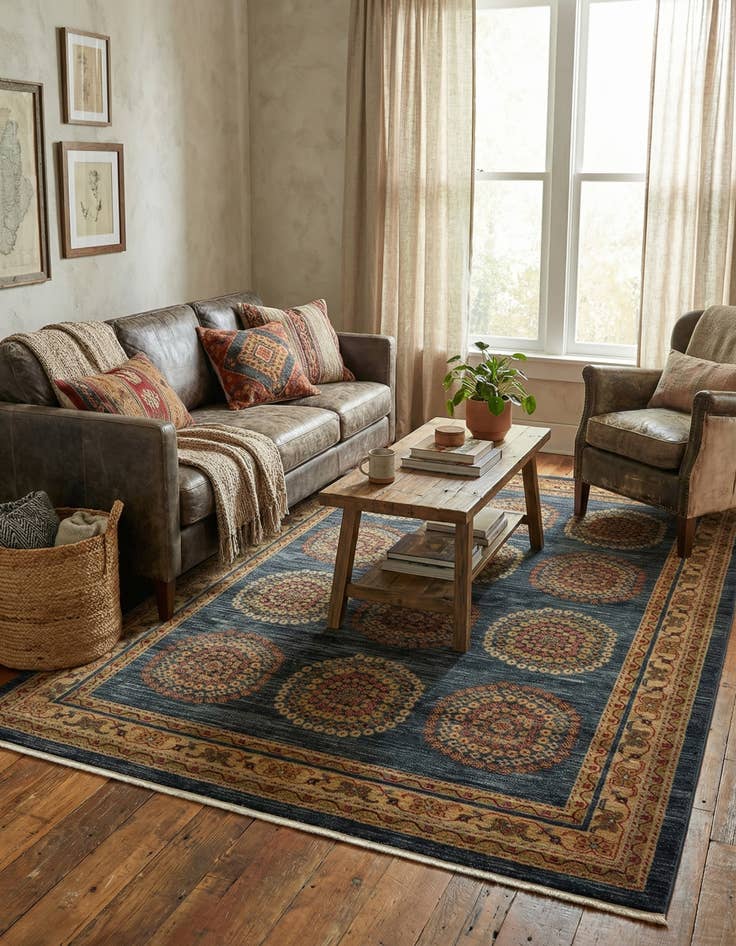 Detail image of  7' x 10' Kashkuli Gabbeh Rug