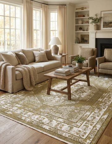 7' 10 x 10' Nain Design Rug