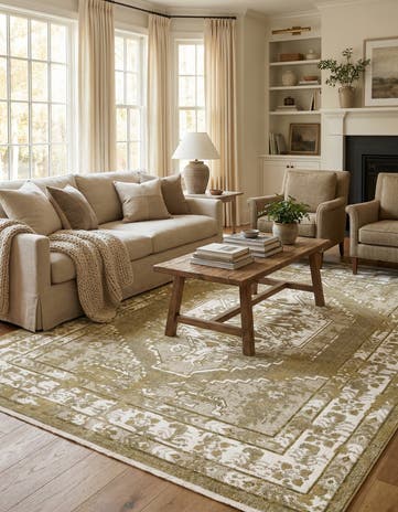 7' 10 x 10' Nain Design Rug