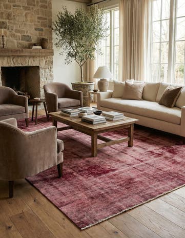 9' x 11' 10 Hand Knotted Ultra Vintage Persian Wool Rug