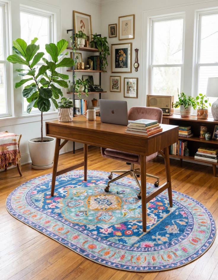 Detail image of 5' x 8' Timeless Oval Rug