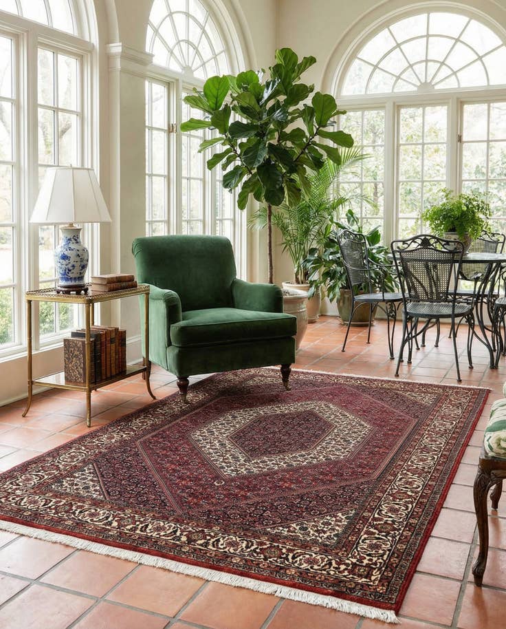 Detail image of 4' 5 x 7' 5 Bidjar Wool Rug