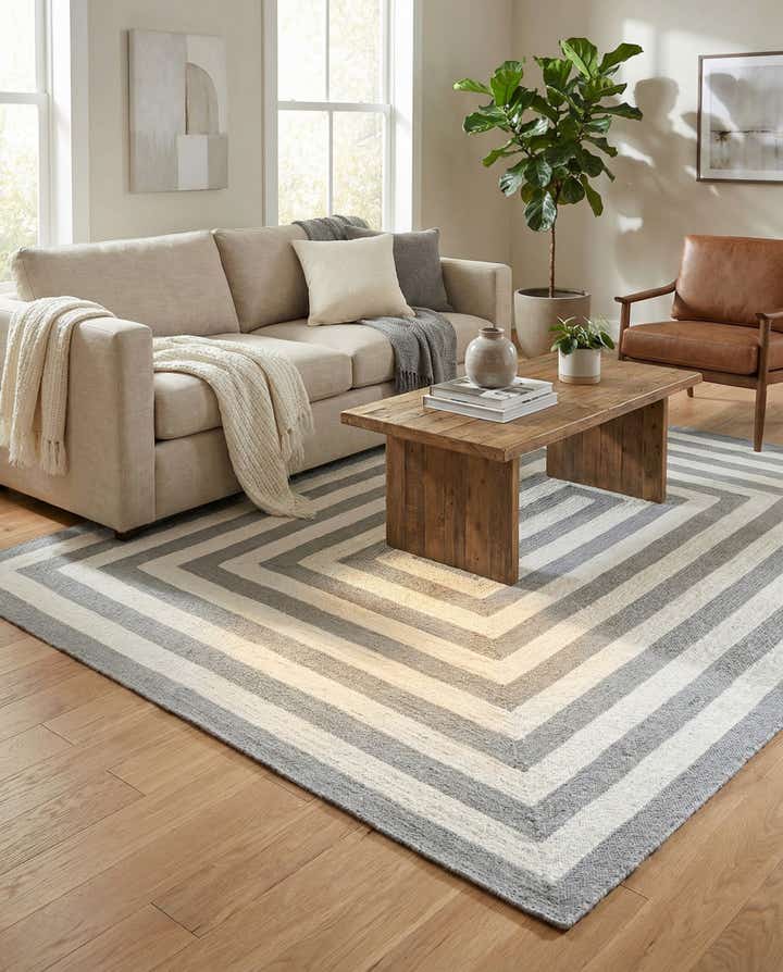 7' 10 x 10' Easy-Clean Eco Verse Washable Indoor / Outdoor Rug
