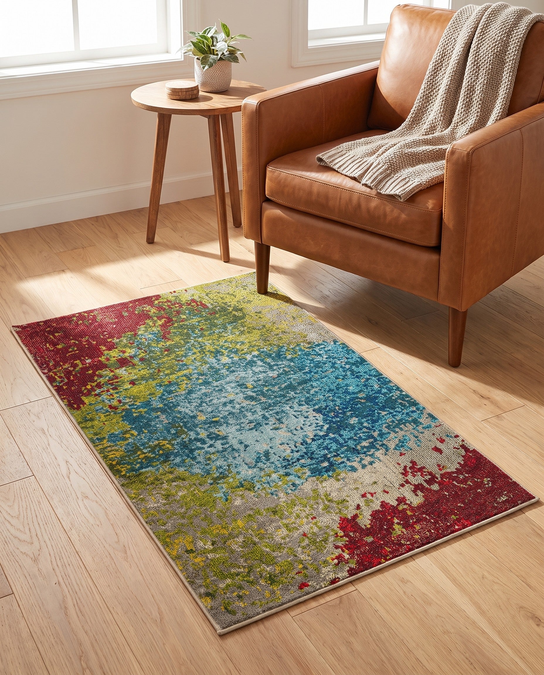 3' 3 x 5' 3 Washable Hyacinth Rug