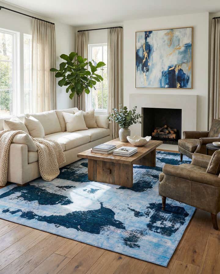 8' x 11' 5 Hand Knotted Ultra Vintage Persian Wool Rug