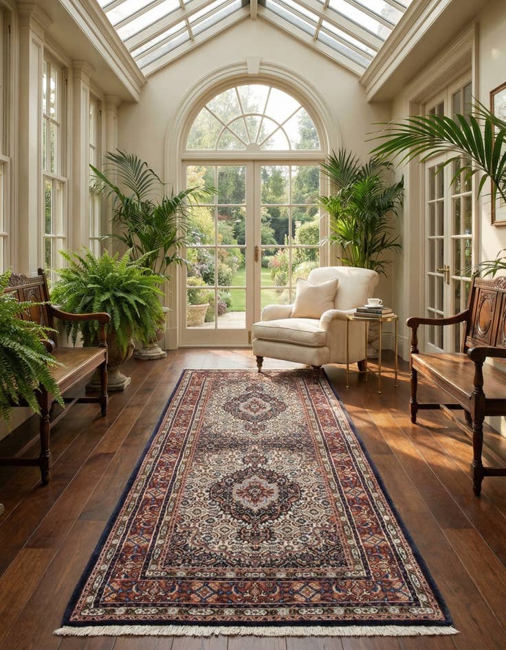 Detail image of 2' 7 x 6' 8 Mood Wool Runner Rug