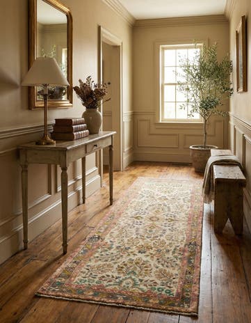 2' 7 x 7' 1 Hamedan Runner Rug