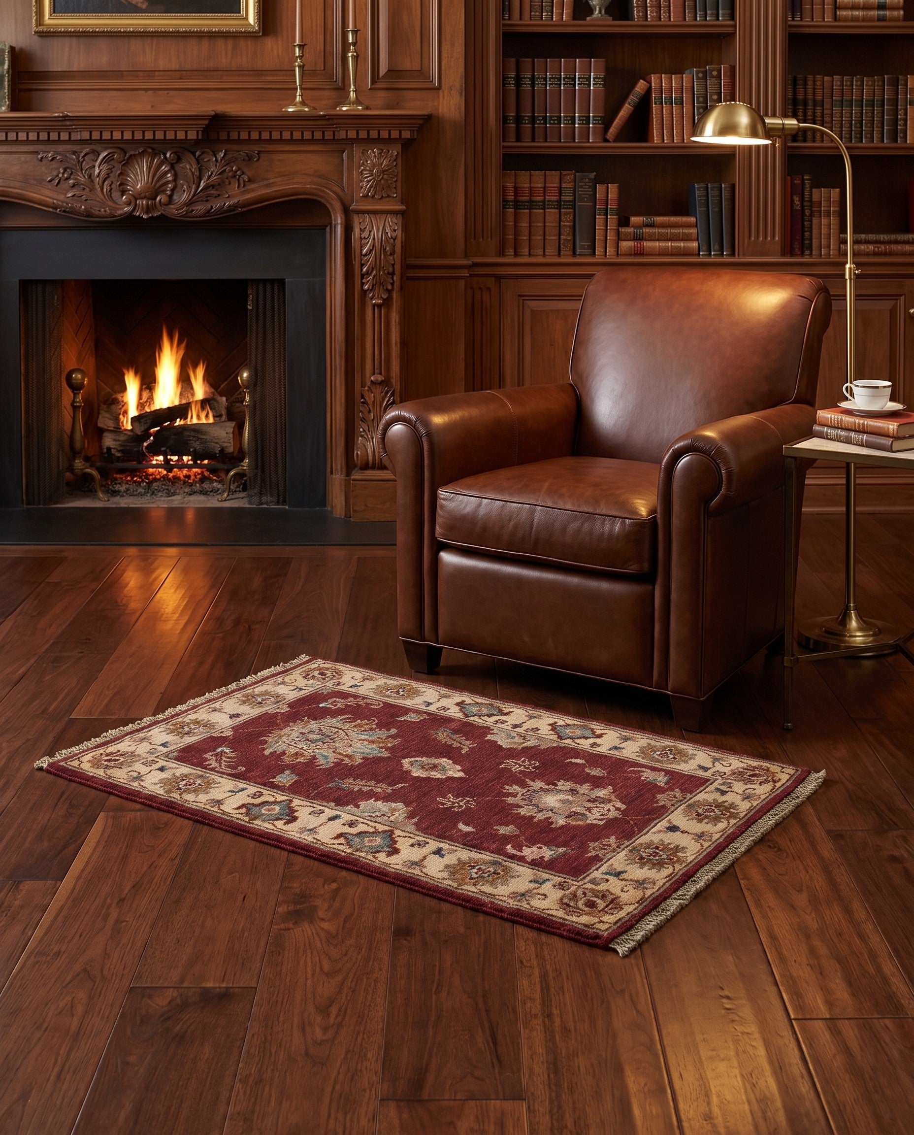 2' x 3' 5 Hand Knotted Ziegler Rug