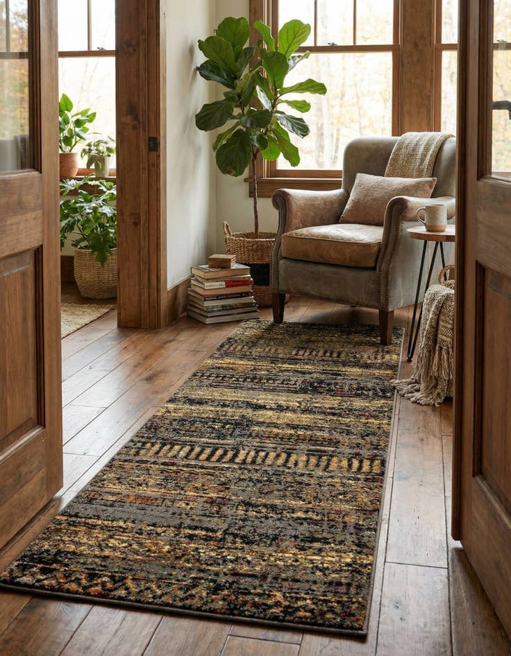 Detail image of  2' x 6' 1 Saturn Runner Rug