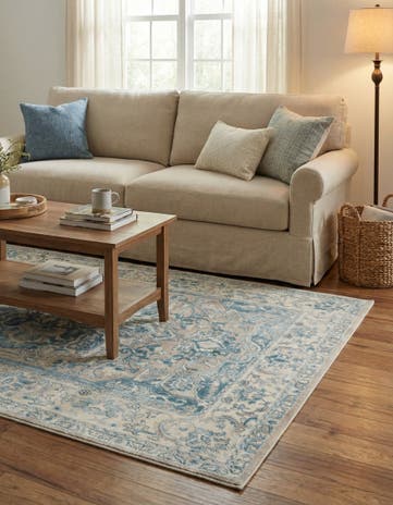 Dark Gray Victoria Rug