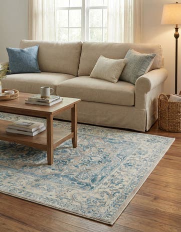 Dark Gray Victoria Rug