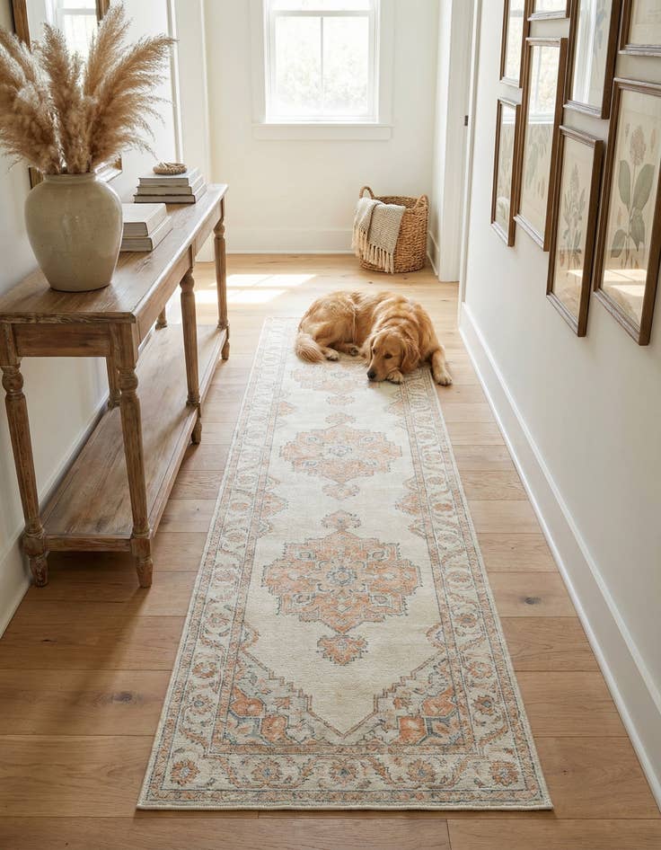 Detail image of 2' 7 x 12' Madeline Vintage Runner Rug