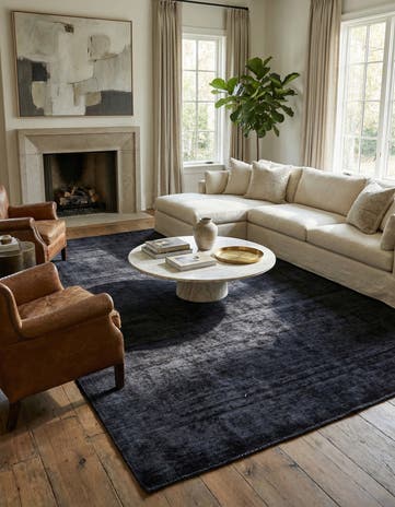 6' 3 x 9' 1 Hand Knotted Ultra Vintage Persian Wool Rug
