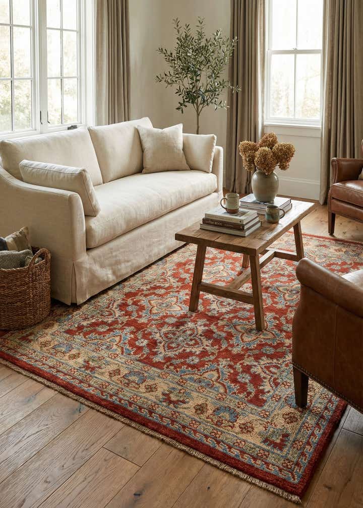 5' 2 x 6' 4 Hand Knotted Kazak Rug