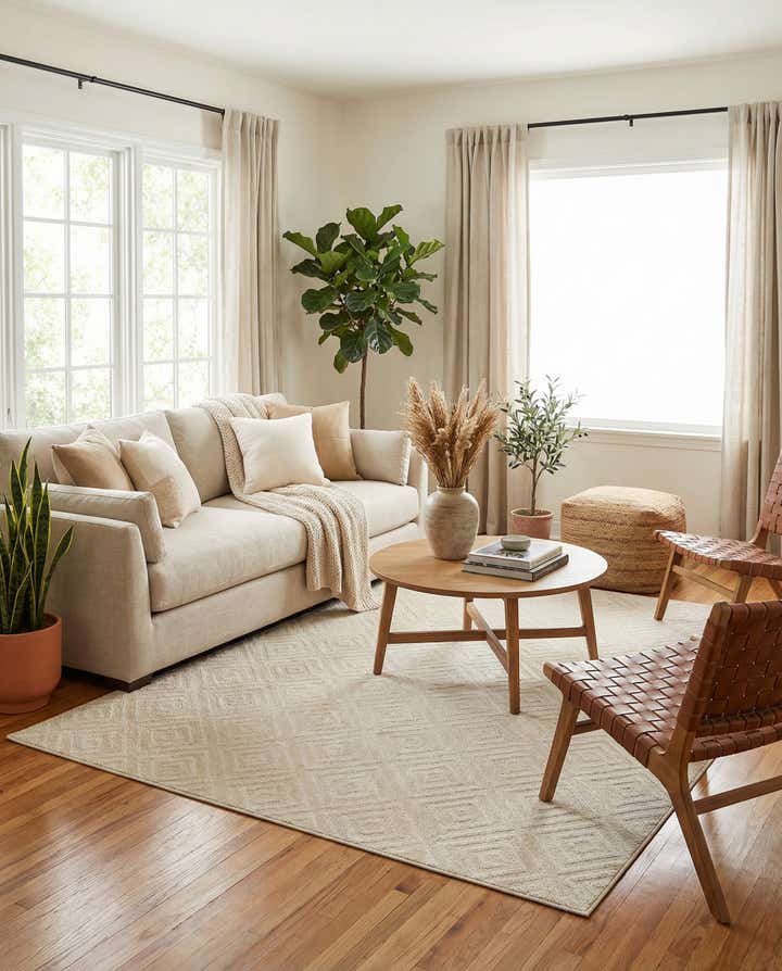 6' x 9' Easy-Clean Sabrina Soto Indoor / Outdoor Rug