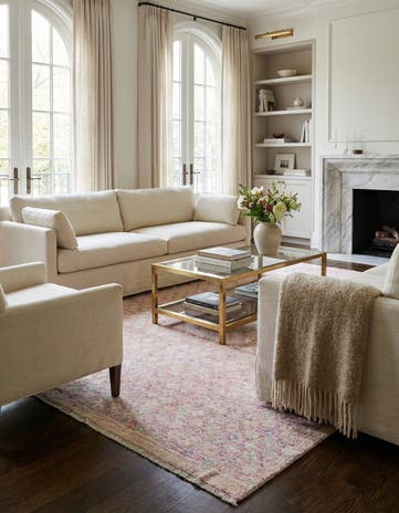 9' 1 x 11' 9 Hand Knotted Darya Wool Rug