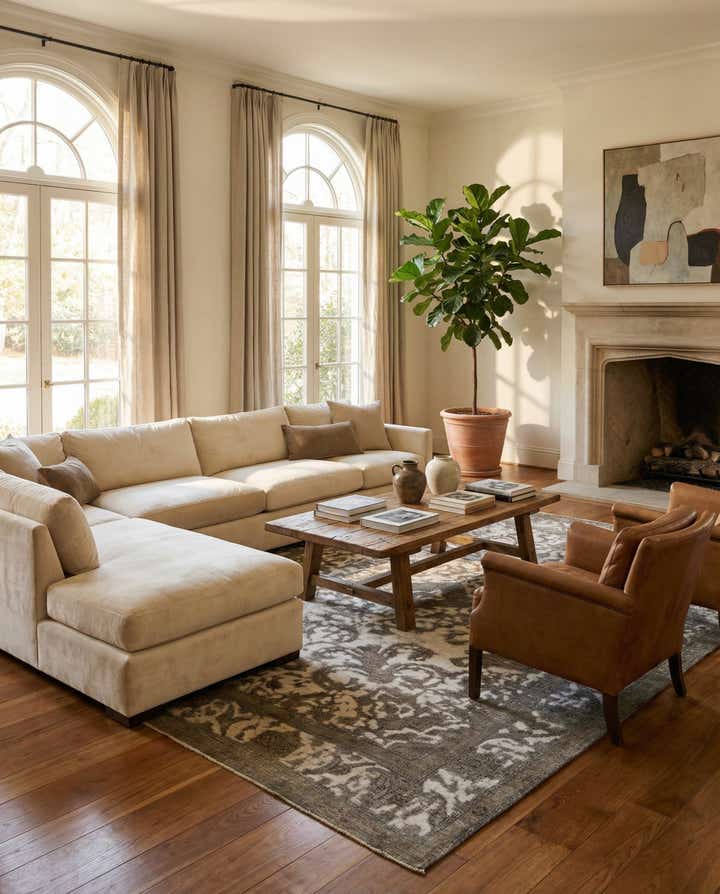 9' 4 x 12' 3 Hand Knotted Ultra Vintage Persian Wool Rug