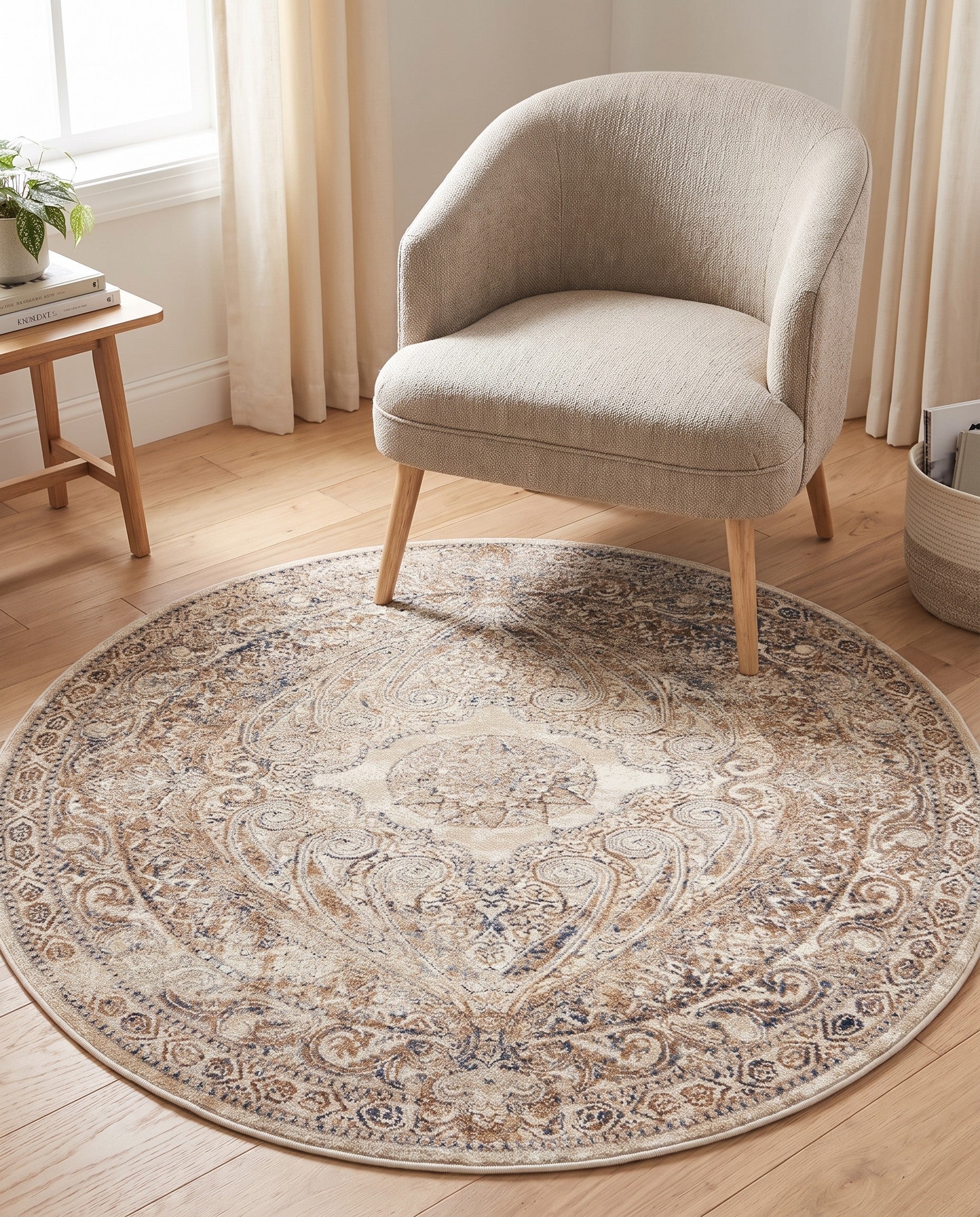 4' x 4' Eliza Round Rug