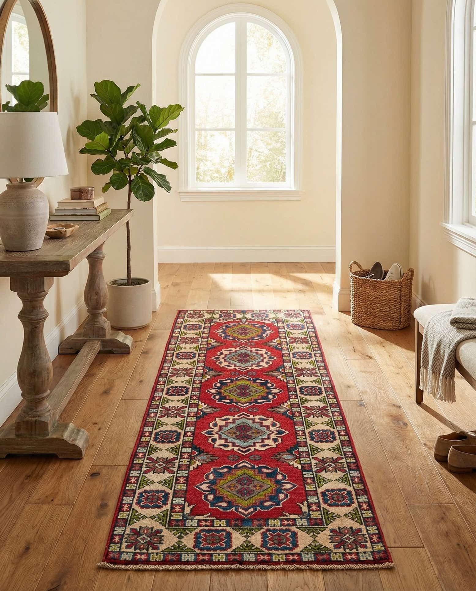 2' x 5' 10 Hand Knotted Kazak Runner Rug