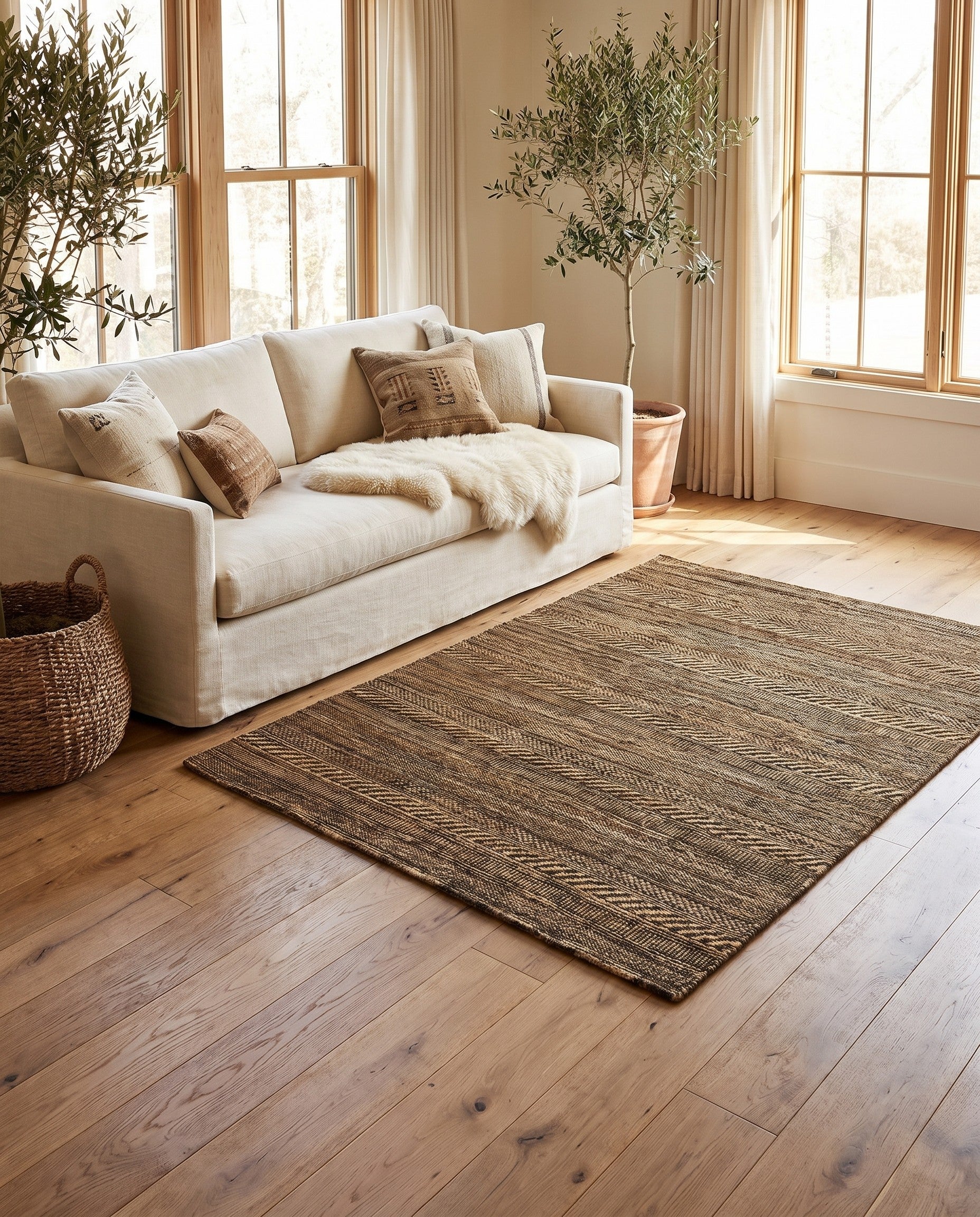 4' 6 x 6' 7 Juma Wool Rug