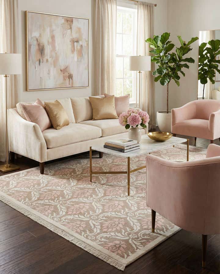 6' 8 x 9' 11 Hand Knotted Darya Wool Rug