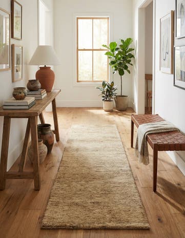 2' 6 x 8' 4 Hand Knotted Gabbeh Wool Runner Rug