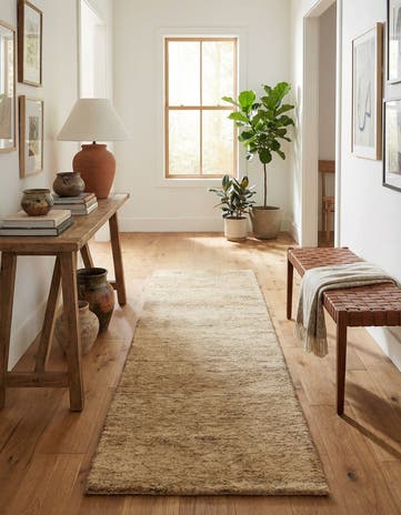 2' 6 x 8' 4 Hand Knotted Gabbeh Wool Runner Rug