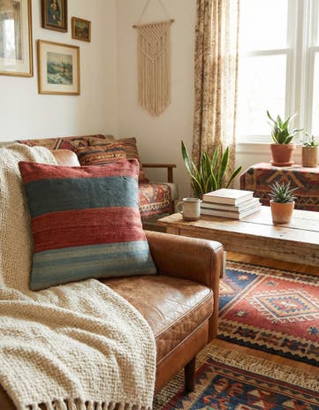 2' 5 x 2' 5 Hand Woven Pillow Wool Square Rug