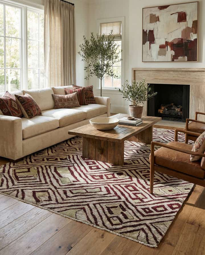 7' 9 x 10' 1 Hand Knotted Darya Wool Rug
