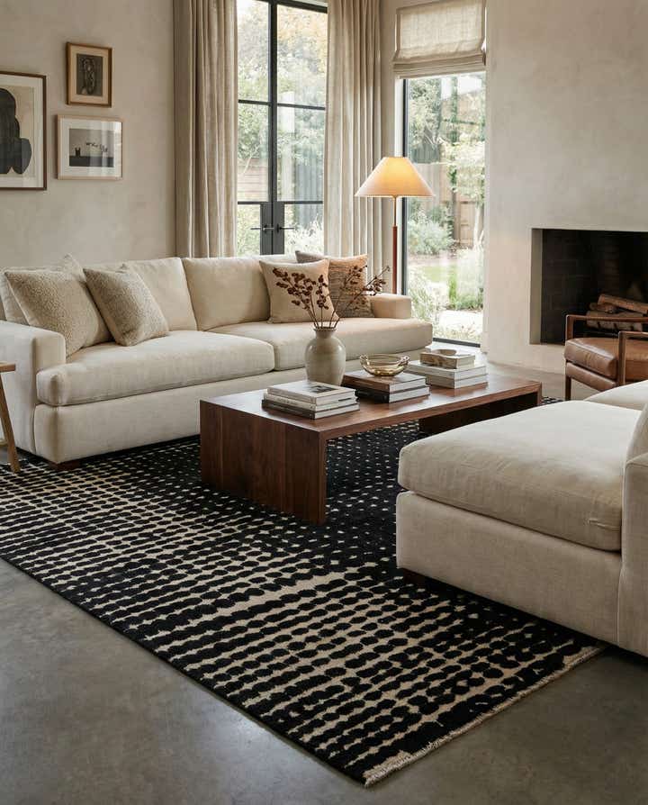 8' x 10' Hand Knotted Darya Wool Rug