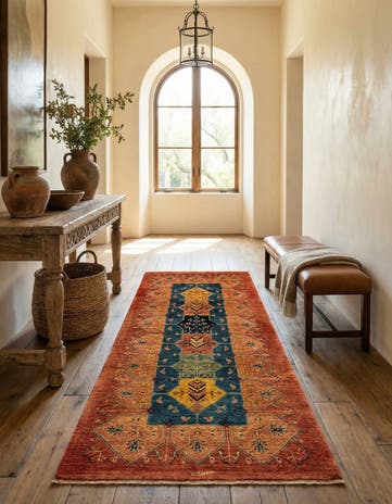 3' x 6' 7 Luribaft Wool Runner Rug