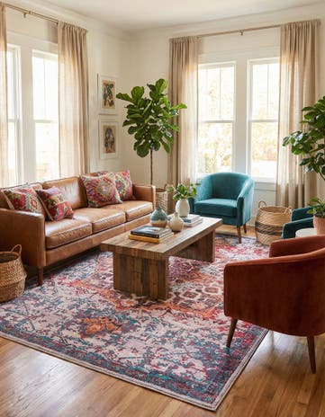 7' 10 x 11' Washable Francesca Rug