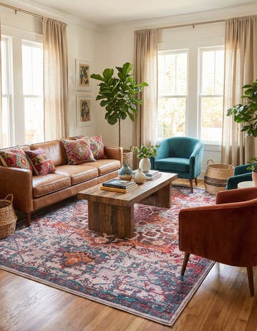 7' 10 x 11' Washable Francesca Rug