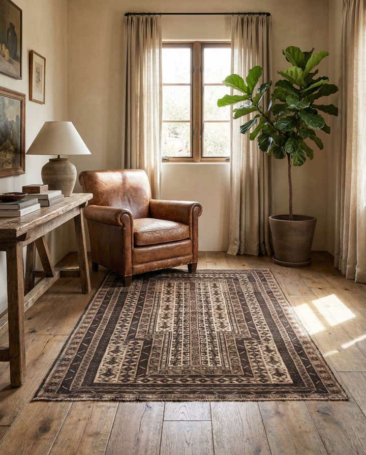 3' x 4' 8 Hand Knotted Ultra Vintage Persian Wool Rug