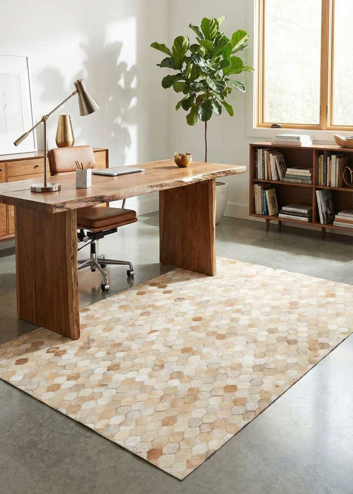 4' x 5' 11 Cowhide Stocks Rug