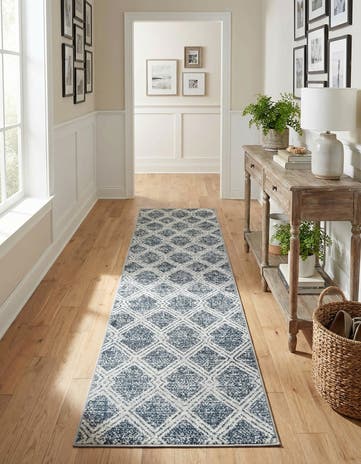 2' 7 x 12' Kamala Washable Runner Rug
