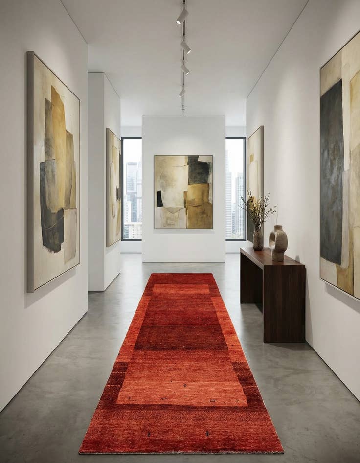 Detail image of  3' x 9' 4 Kashkuli Wool Runner Rug