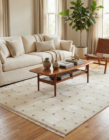 4' 10 x 6' 9 Hand Knotted Darya Wool Rug