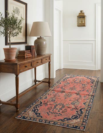 3' 3 x 6' 4 Hand Knotted Ultra Vintage Persian Wool Runner Rug