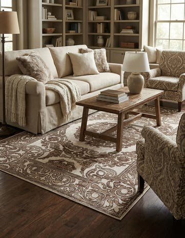5' 3 x 8' Hermitage Rug
